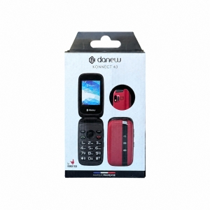 Telephone Clapet 4G Danew Konnect 43 Red